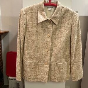 100% silk and fully lined jacket, size small